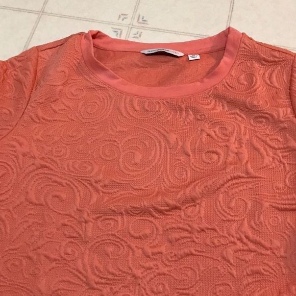 ⭐️ HP ISAAC MIZRAHI LIVE! Scroll Jacquard Knit Pullover - Picture 7 of 9